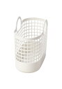 ライクイット (like-it) ランドリー 洗濯 収納 タウンバスケット ミニ ホワイト LBB-16C バイオマスプラスチック 約90%使用