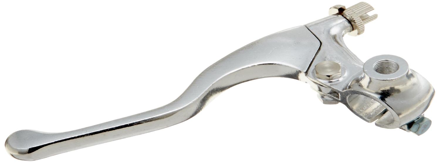 キタコ(KITACO) 左レバー＆ホルダーセット(ミラーホルダー付) モンキー(MONKEY)等 ショート/シルバー 525-0701100