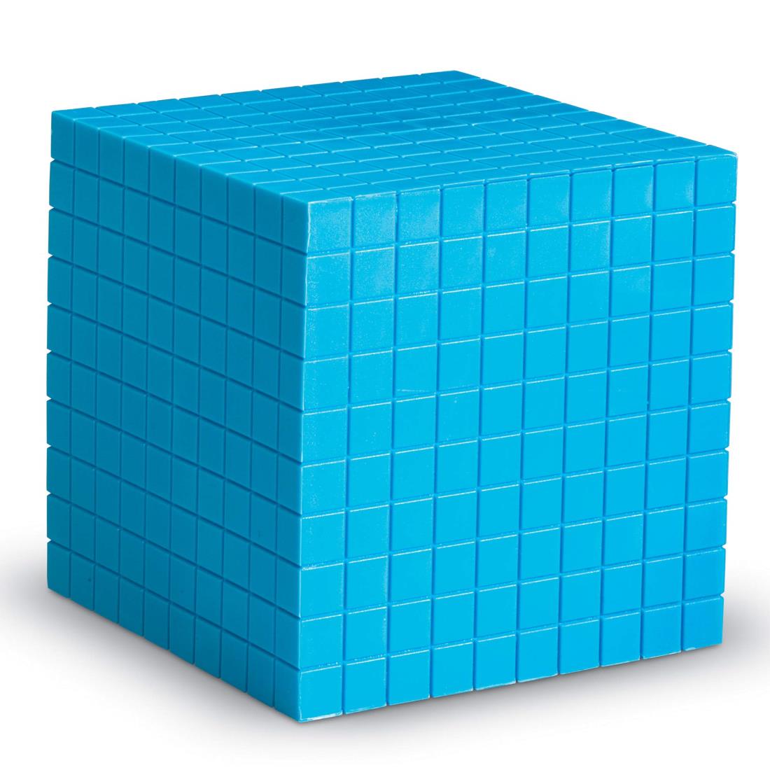 ラーニング リソーシーズ Plastic Base Ten Series 1 Cube プラスチック ベーステン 10 x 10 x 10cm 1キューブ LER 0927