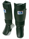 マーシャルワールド(MARTIAL WORLD) ベーシックレッグガード LG30-L-BK 黒 L