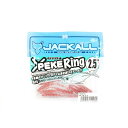 JACKALL(ジャッカル) ワーム ペケリング 2.5インチ クリアーレッドフレーク