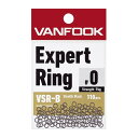 VANFOOK(ヴァンフック) エキスパートリング VSR-B (スプリットリング) 110本入り #2 ステルスブラック