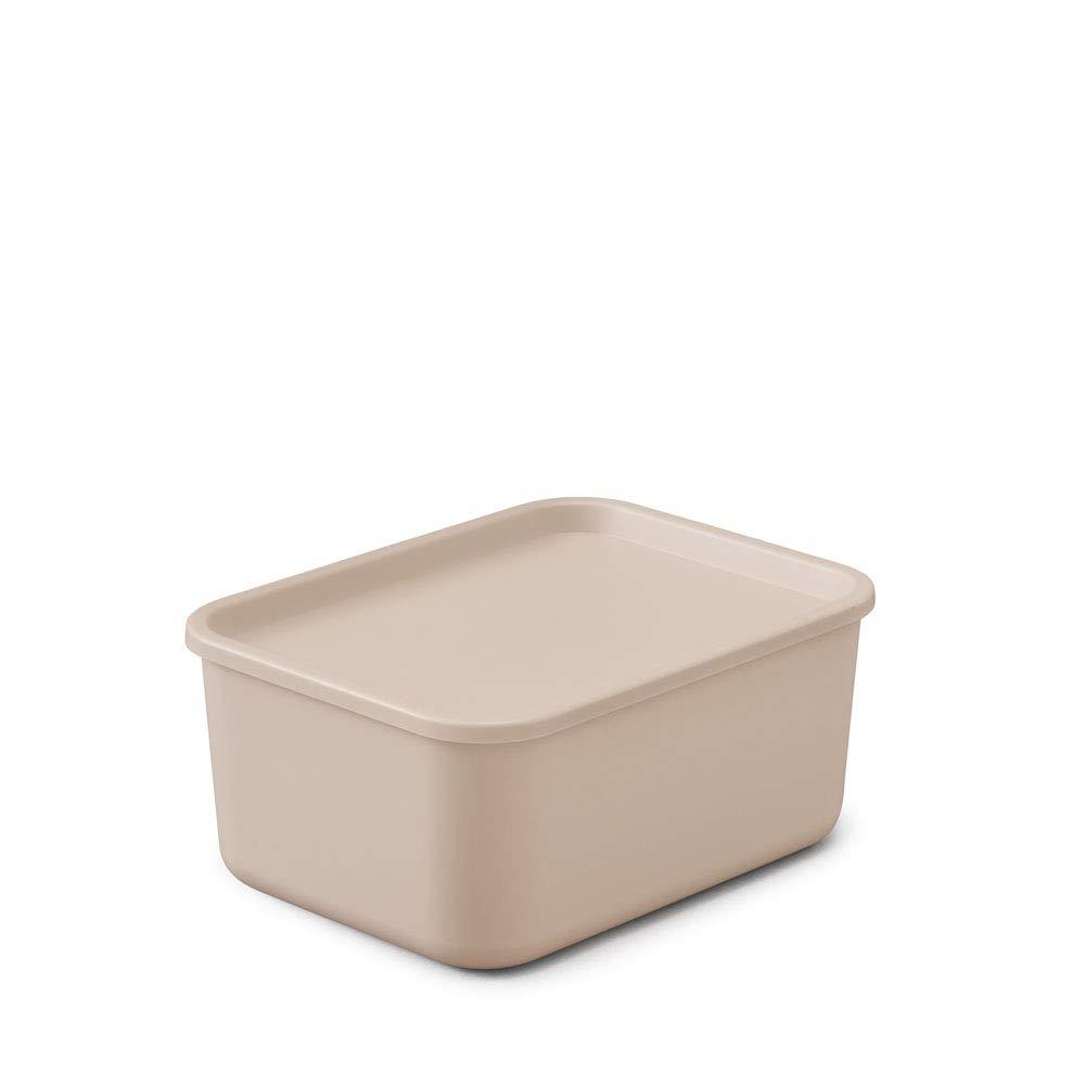 アイリスオーヤマ 収納ボックス ふた付き 幅29×奥行22×高さ13cm 収納ケース ふた付き積み重ねBOX ピン..