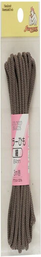 KIYOHARA サンコッコー カラーひも 細 幅4mm×長さ3m アースグレー SUN55-107 KIYOHARA サンコッコー カラーひも 細 幅4mm×長さ3m アースグレー SUN55-107