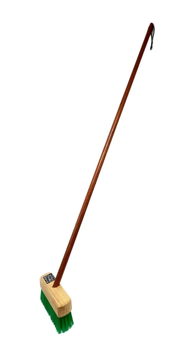 日本クリンテック(Nihon Clean tech) PROデッキブラシ24 幅 24cm 全長127cm 業務用 現場 厨房 廊下 玄関 学校 丈夫 長持ち 耐久性が高い