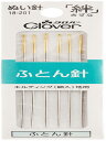 クロバー(Clover) 絆 きずな ふとん針 G0 No.0 6本入り 18-201
