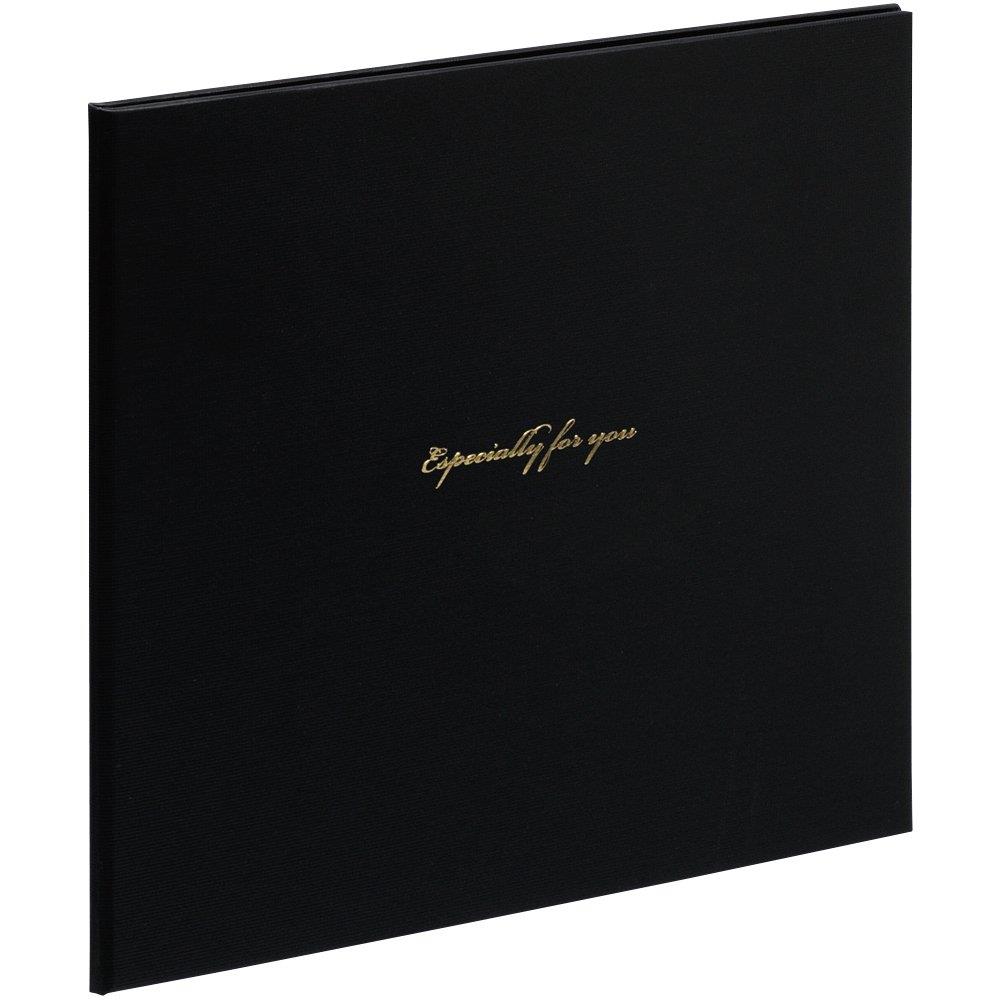 ナカバヤシ ファイル Vカットマット写真台紙 2L判2面 スクエアタイプ ブラック VM2L-301-D