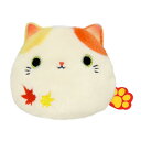 三英貿易(Sanei Boeki) だんごフレンズ 花ねこだんご もみじ W7.5×D6×H7cm ぬいぐるみ NDH08