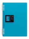 キングジム リングノート テフレーヌ 20穴 A5タテ 水色 9854TTE-LB(3)