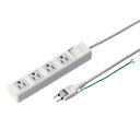 サンワサプライ(Sanwa Supply) 電源タップ マグネット付き 3P・4個口 5m TAP-N3450MGN