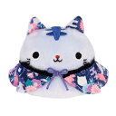 三英貿易(Sanei Boeki) ご当地だんご 青の羽織ねこだんご(京都) W7.5×D6×H7cm ぬいぐるみ