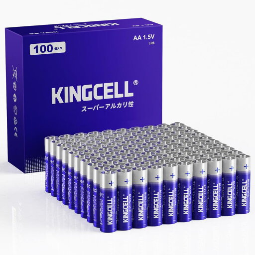KINGCELL 乾電池 単3形 100個 アルカリ電池 超耐久アルカリ電池 長保存期限10年 ワイヤレスキーボードとマウスに最適 寸法 長時間バッテリー寿命 家庭用およびオフ ィス電子機器用の信頼できる電源 KINGCELL 乾電池 単3形 100個 アルカリ電池 超耐久アルカリ電池 長保存期限10年 ワイヤレスキーボードとマウスに最適 寸法 長時間バッテリー寿命 家庭用およびオフ ィス電子機器用の信頼できる電源