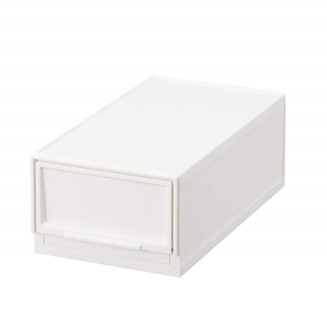 サンカ モジュールケース 組み合わせ自由自在 引き出し収納ケース スリムS ホワイト ライフスタイルに..