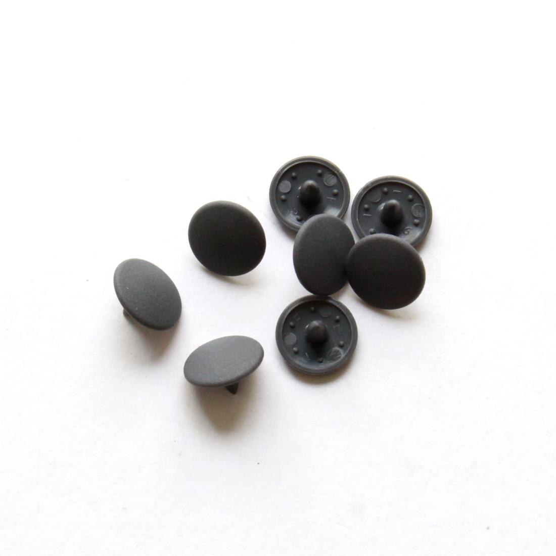 日本紐釦 SUN GRIP サングリップ プラスチックスナップ ダークグレー 13mm 12組入 SG-GL