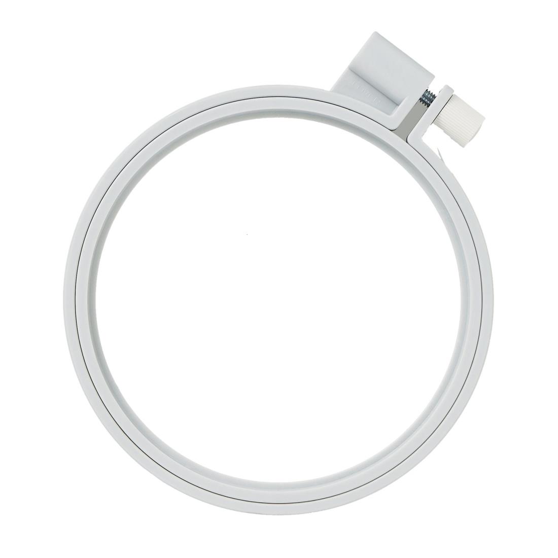 Clover 刺しゅう道具 カラフル刺しゅう枠 10cm グレー 57-258