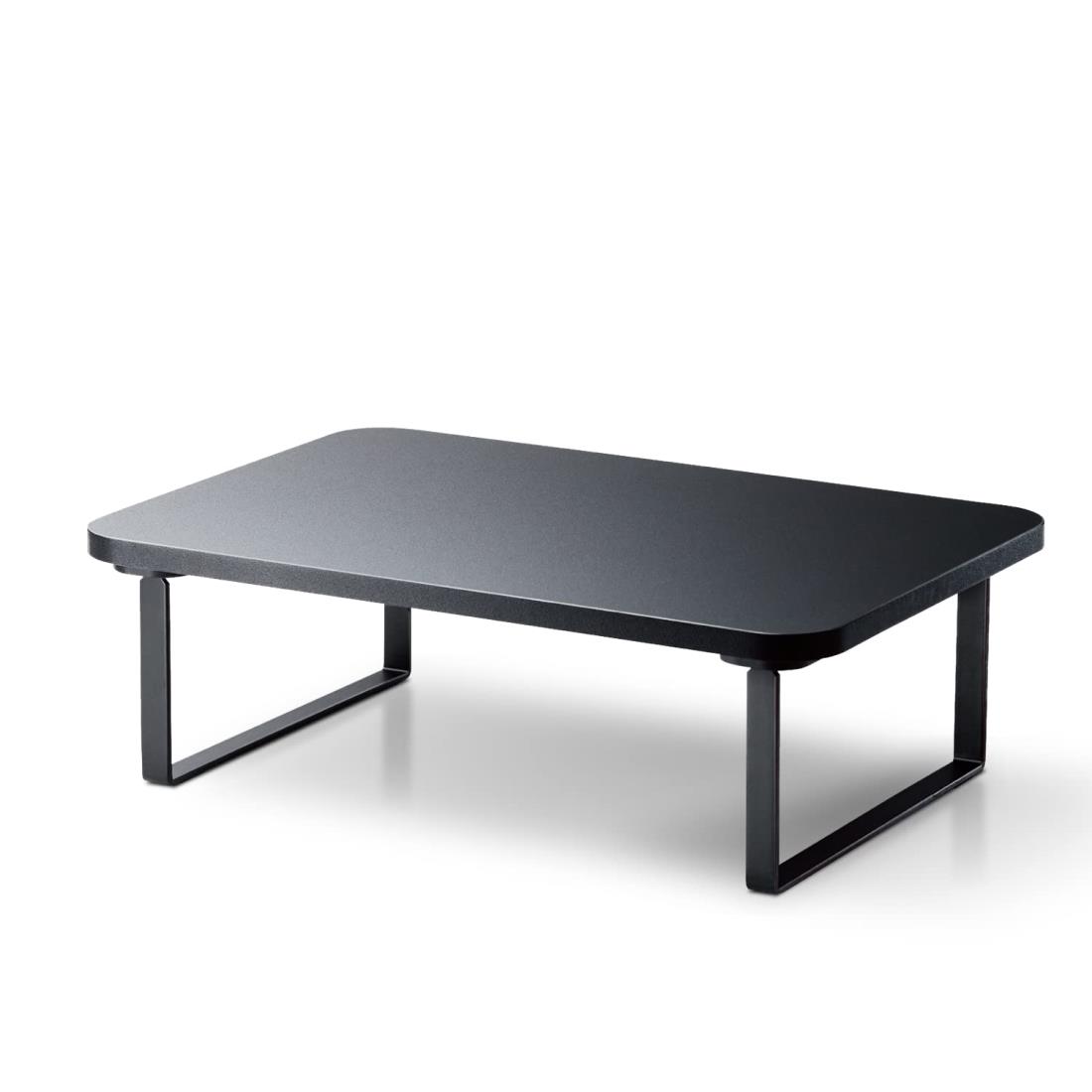 エレコム モニター台 モニタースタンド ディスプレイ 台 ～27インチディスプレイ 高さ12cm 耐荷重 10kg 幅38cm×奥行26cm ブラック PCA-DPSW3812BK