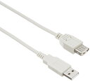 バッファロー BUFFALO USB2.0延長ケーブル (A to A) アイボリー 3m BSUAA230IV