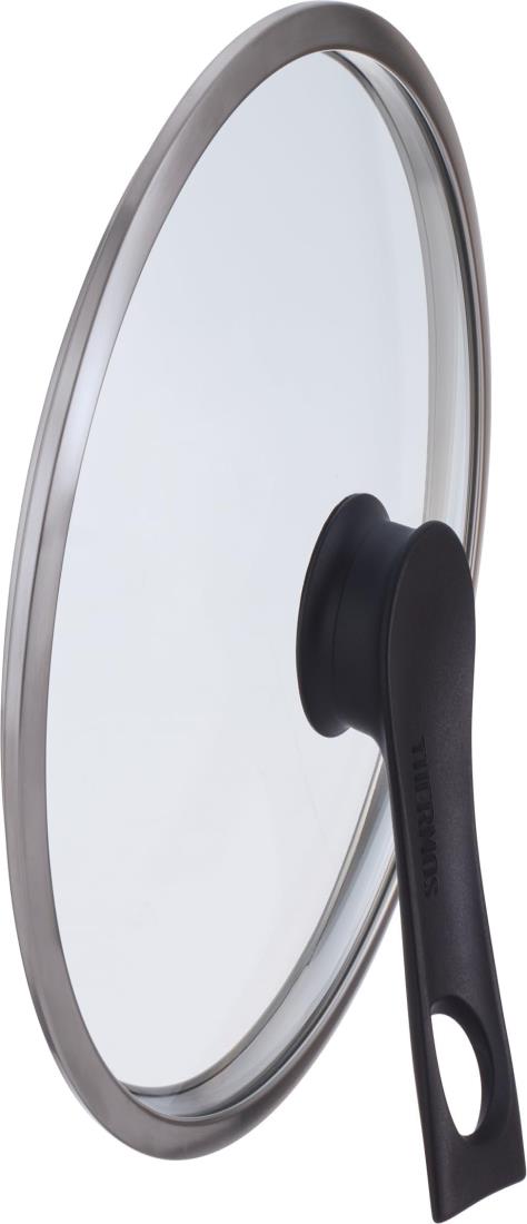 サーモス スタンド式ガラスフタ KLH 20cm対応 ブラック KLH-020 BK