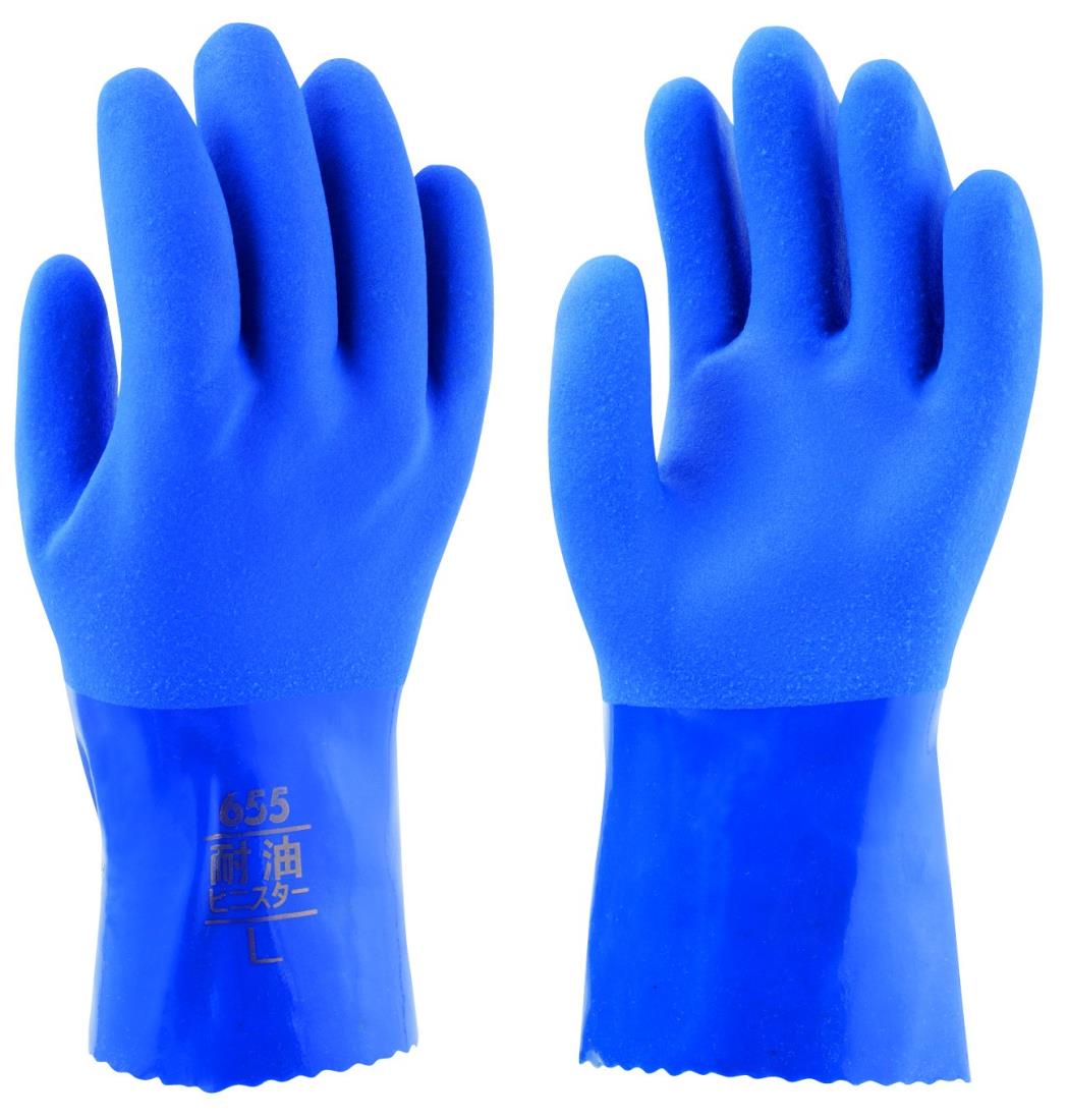 東和コーポレーション 《耐油性手袋》 耐油ビニスター Mサイズ No.655