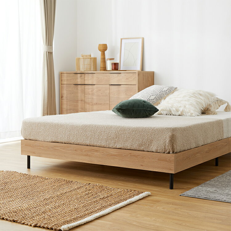 ダブル D ベッドフレーム ベッド フレーム すのこベッド すのこ スノコ ローベッド 木製ベッド スチール 脚 コンパクト 梱包 子供 大人 寮 民泊 シェアハウス 一人暮らし おしゃれ