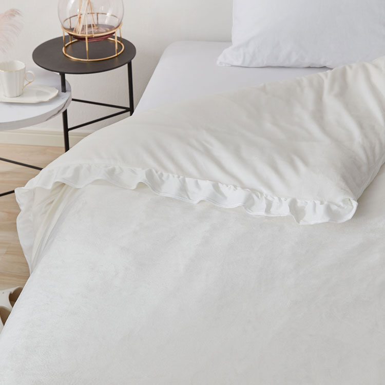 [50%オフクーポン配布中! 11/20 20:00-11/25 23:59] セミダブル 掛布団カバー ベッド 布団カバー 布団 寝具 フリル