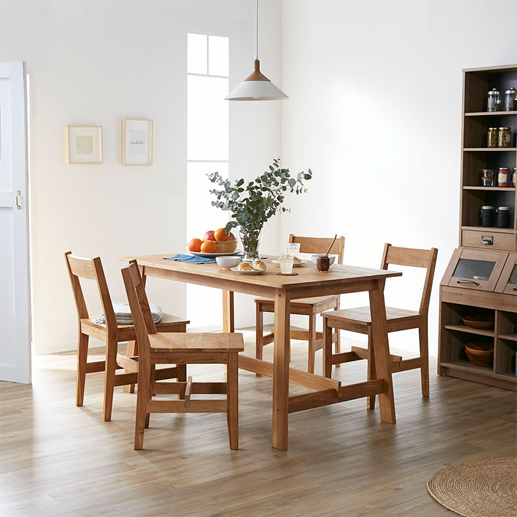 ダイニングテーブルセット ダイニングテーブル ダイニングセット セット 椅子セット 椅子 ベンチ おしゃれ 4人掛け 天然木 ナチュラル 横長 テーブル チェア テーブル 木製 ダイニングチェア ミシン台