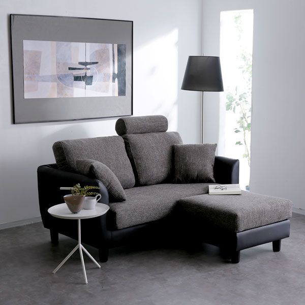 ソファー ソファ 2人掛け 2人掛けソファ カウチソファー カウチソファ コーナーソファ ローソファ フロアソファー フロアソファ L字 オットマン ファブリック 布張り リビング リビングソファ 在宅