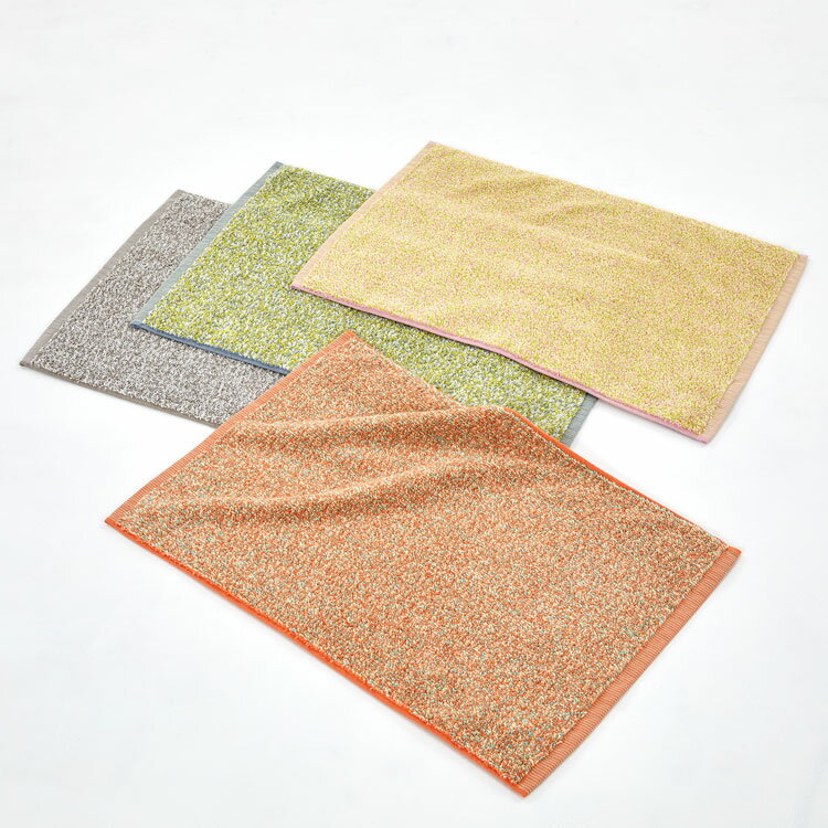 [ポイント10倍! 11/20 20:00-11/25 23:59] バスマット タオル地 足ふきマット お風呂マット 60×40 抗菌 防臭 吸水 ふんわり お風呂 バスグッズ 雑貨 おしゃれ グレージュ オレンジ イエロー ピンク ブルー