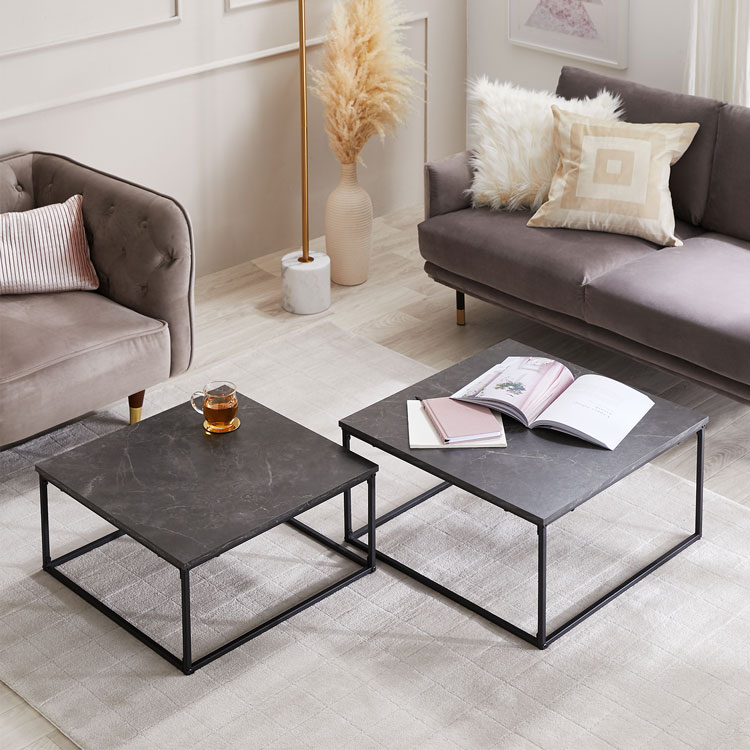 ローテーブル テーブル ネストテーブル センターテーブル 伸縮 おしゃれ スチール脚 リビング コンパクト 大理石柄 ローデスク スチール 脚 シンプル ワイド 一人暮らし リビング 正方形 スライド かわいい 可愛い