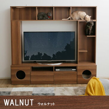 壁面収納テレビ台 ハイタイプ テレビ台 180 壁面収納 32型 42インチ 42型 46インチ 46型 49インチ 49型 木製 TV台 テレビボードテレビ収納 キャットウォーク キャットタワー 猫 ねこ ネコ リビング 大型 ペット