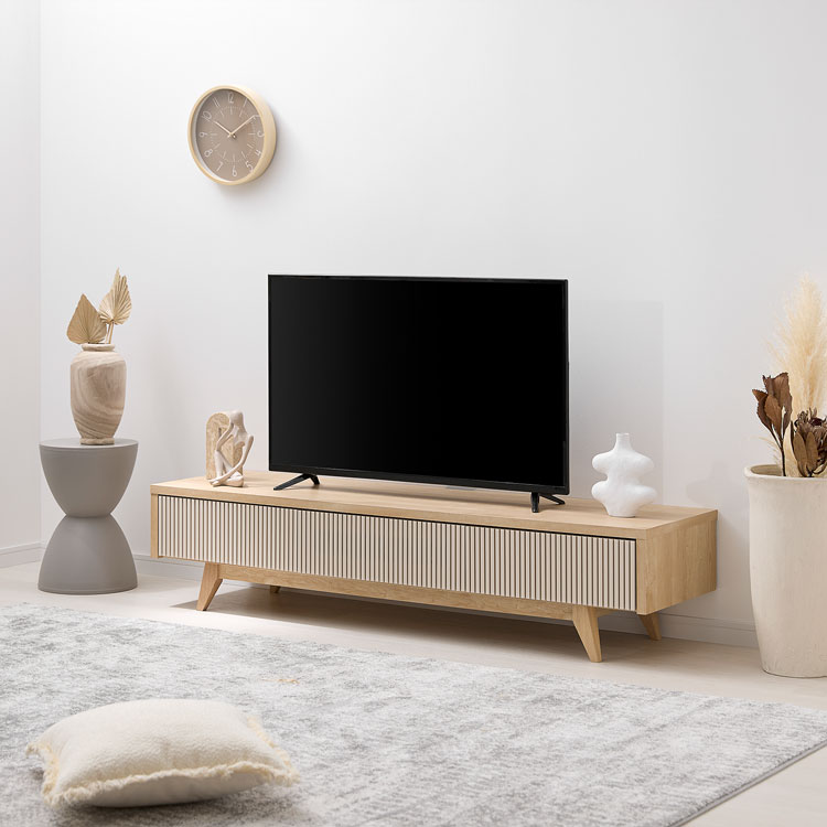 テレビ台 テレビボード TV台 ローボード おしゃれ ロータイプ 国産 日本製 木目調 北欧テイスト 引き出し タップ収納 北欧風 リビング 和室