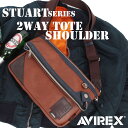 【AVIREX 正規取扱い店】2Way トート ショルダー AX5003 ラッピング無料 メンズ レディース 肩掛け 旅行 口折れ トートバッグ プレゼント ギ...