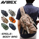 アヴィレックス バッグ メンズ AVIREX アヴィレックス アビレックス メンズ レディース ボディバッグ キャンバス プレゼント ギフト 通勤 通学 avx305l