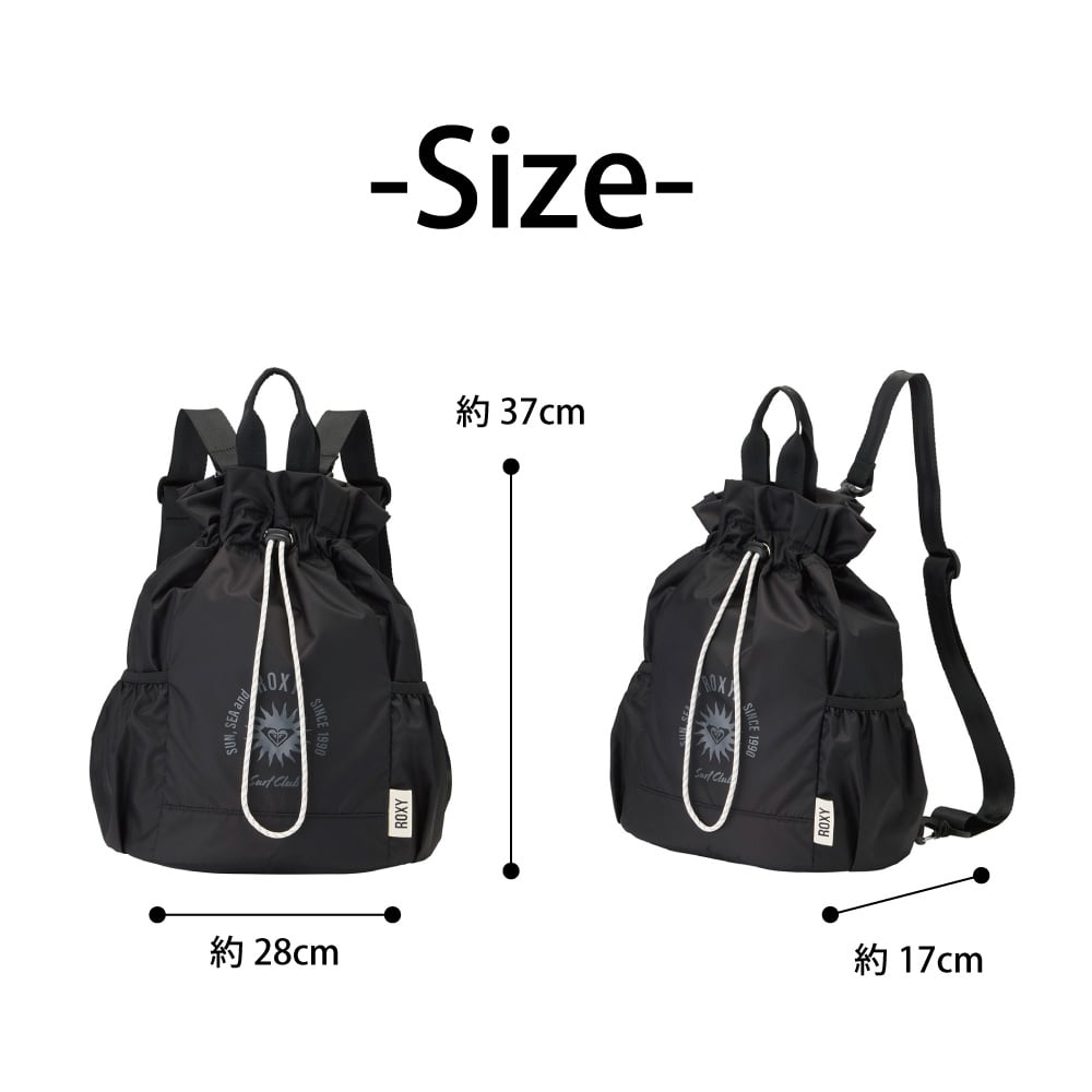 【ROXY 正規取扱い店】 ロキシー 4WAY BAG ショルダーバッグ トートバッグ ワンショルダー 斜め掛けショルダー 軽量 HELLO MONDAY RBG244306 ノベルティプレゼント 10代 20代 30代 レディース プレゼント ギフト 送料無料