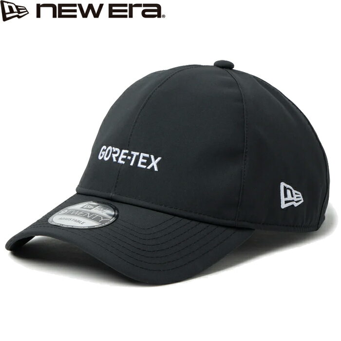 Rakuten - NEW ERA OUTDOOR ニューエラ アウトドア 9TWENTY GORE-TEX 2L CAP 920 ゴアテックス2レイヤーキャップ 14774422 PACLITE パックライト 帽子 防水 防風 透湿性 抗菌 ストリート カジュアル キャンプ フィッシング 釣り メンズ ブラック 国内正規 2026SS