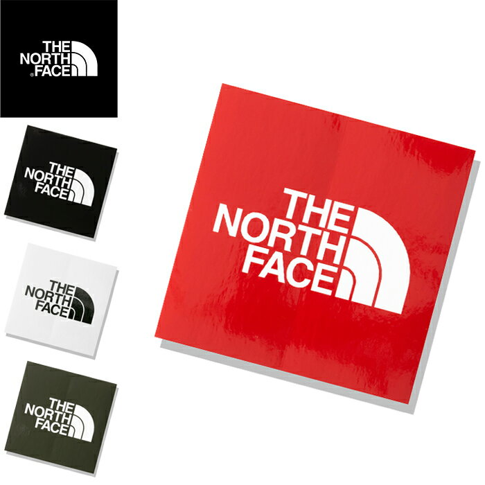 THE NORTH FACE ザ ノースフェイス NN32349 TNF SQUARE LOGO STICKER TNFスクエアロゴステッカー 9.5cm×9.5cm デカール シール ボックスロゴ ばら売り 日本製 アウトドア キャンプ 雑貨 メンズ レディース 4カラー 国内正規 2024SS