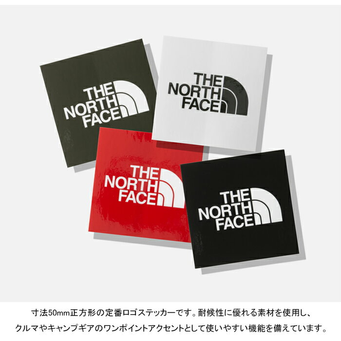 THE NORTH FACE ザ ノースフェイス NN32350 TNF SQUARE LOGO STICKER MINI TNFスクエアロゴステッカーミニ 5cm×5cm デカール シール ボックスロゴ ばら売り 日本製 アウトドア キャンプ 雑貨 メンズ レディース 4カラー 国内正規 2024SS 3