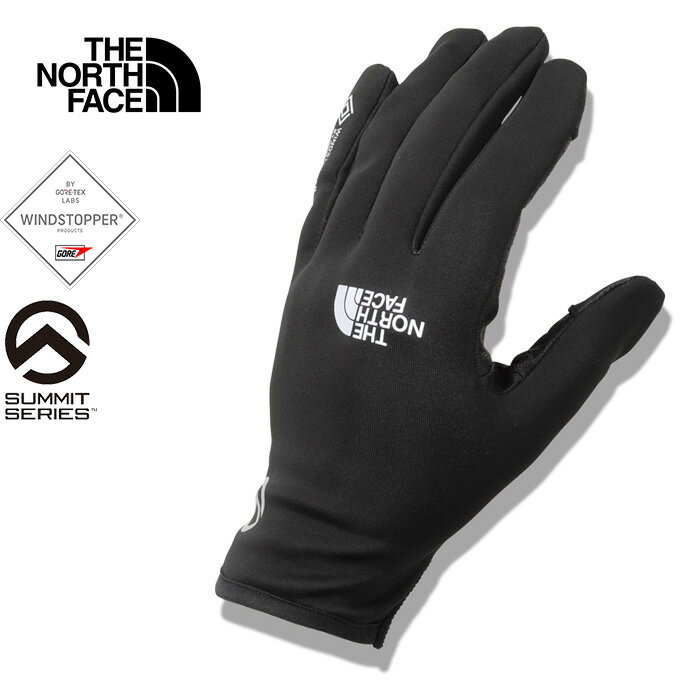 THE NORTH FACE ザ ノースフェイス NN62305 INFINITY TRAIL GLOVE インフィニティトレイルグローブ 手袋 GORE-TEX ゴアテックス スマホ タッチパネル 対応 耐久 防風 撥水 薄手 アウトドア メンズ レディース K ブラック 国内正規 2023AW 10%OFF