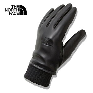 THE NORTH FACE ザ ノースフェイス NN62335 JOURNEYS LEATHER GLOVE ジャーニーズレザーグローブ 革 手袋 シープレザー シープスキン スマホ タッチパネル 対応 保温 防寒 天然皮革 本革 アウトドア メンズ レディース K ブラック 国内正規 2023AW