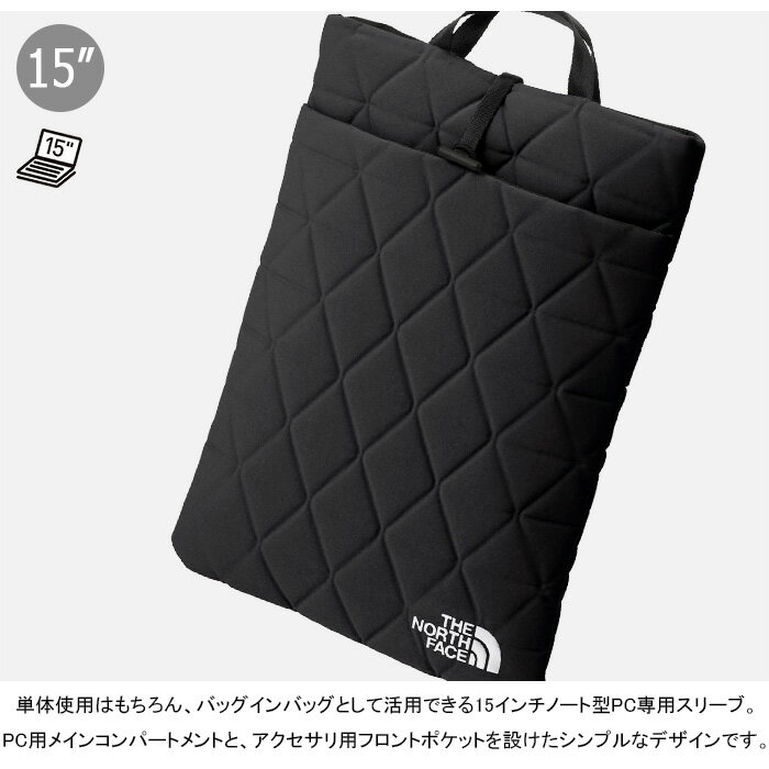 【SALE】THE NORTH FACE ザ・ノース・フェイス NM32353 GEOFACE PC SLEEVE 15