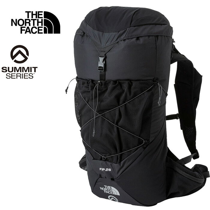 楽天LOWBROW【SALE】THE NORTH FACE ザ・ノース・フェイス NM62455 FP 26 エフピー26 27L リュック バックパック デイパック バッグ SUMMIT サミット 中型 登山 トレイルランニング アウトドア メンズ レディース K ブラック 国内正規 2025SS 20％OFF