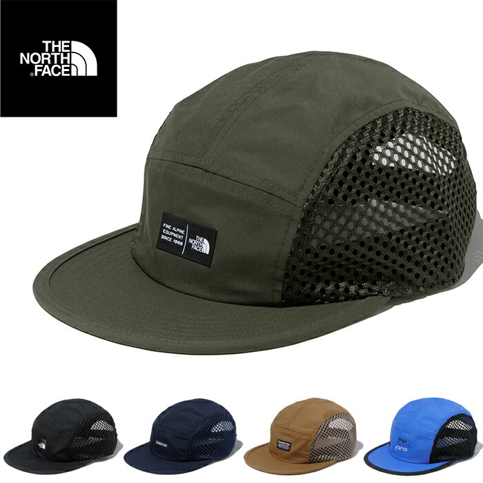 THE NORTH FACE ザ ノースフェイス NN02330 FIVE PANEL MESH CAP ファイブパネルメッシュキャップ キャンプ ジェット 5パネル ナイロン キャップ 日よけ 軽量 帽子 アウトドア メンズ レディース 5カラー 国内正規 2023SS