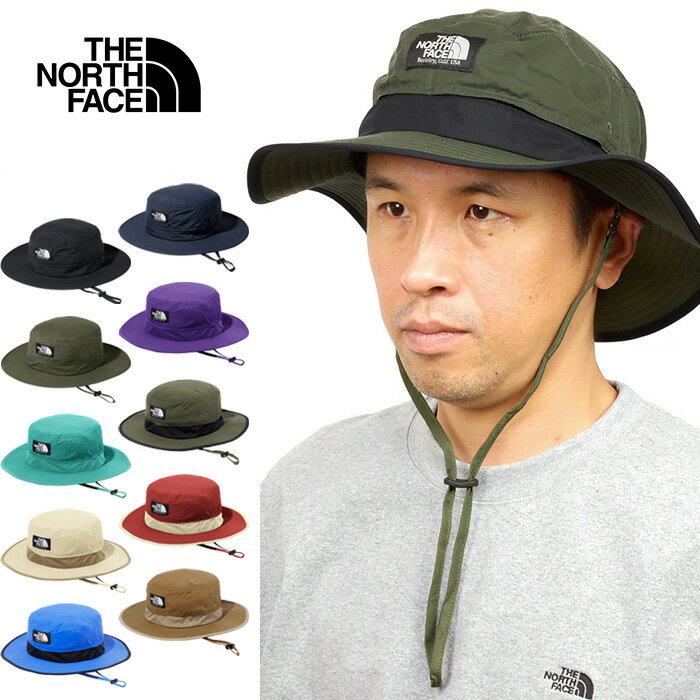 ザ・ノース・フェイス  帽子 メンズ THE NORTH FACE ザ ノースフェイス NN02336 HORIZON HAT ホライズンハット ナイロン ツバ広 日よけ ハット UVカット 撥水 軽量 帽子 アウトドア トレッキング キャンプ フェス メンズ レディース 10カラー 国内正規 2024SS