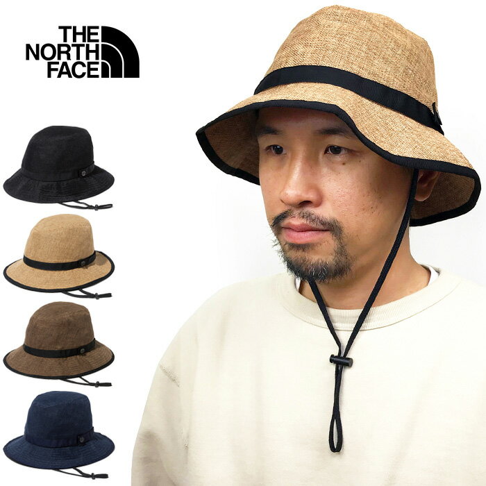 ザ・ノース・フェイス 帽子 レディース THE NORTH FACE ザ ノースフェイス NN02341 HIKE HAT ハイクハット ストローハット 麦わら帽子 サファリ ウォッシャブル 日よけ 折り畳み ハット キャップ 帽子 アウトドア メンズ レディース ユニセックス 4カラー 国内正規 2023SS