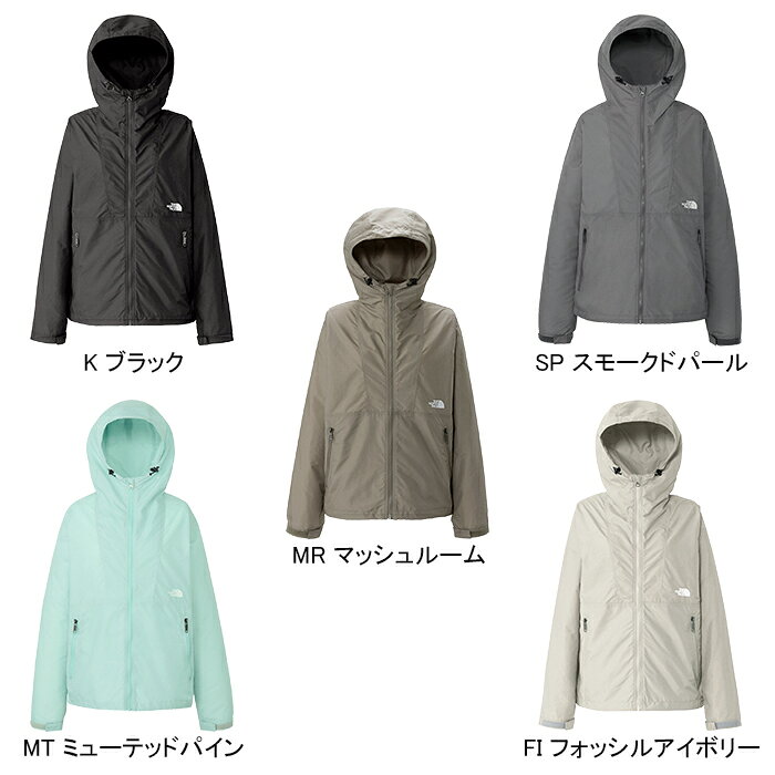 【SALE】THE NORTH FACE ザ・ノース・フェイス NPW72530 COMPACT JACKET(レディース) コンパクトジャケット マウンテンパーカー ウインドブレーカー ナイロン 撥水 防風 アウトドア アウター ウィメンズ 女性用 5カラー 国内正規 2026AW 10%OFF