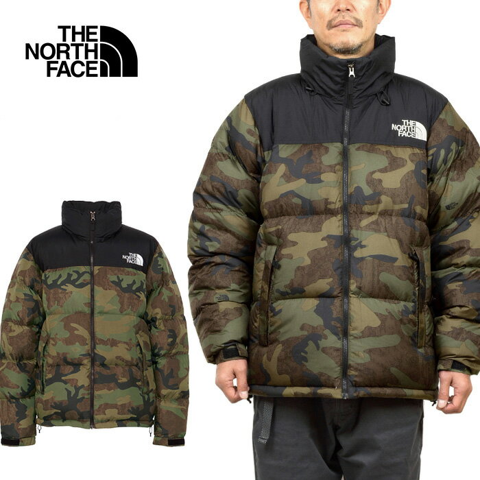 【SALE】THE NORTH FACE ザ ノースフェイス ND92336 NOVELTY NUPTSE JACKET ノベルティーヌプシジャケット ダウンジャケット カモフラージュ 迷彩 総柄 撥水 防寒 保温 アウター アウトドア メンズ レディース TF TNFカモ 国内正規 2023AW 10%OFF