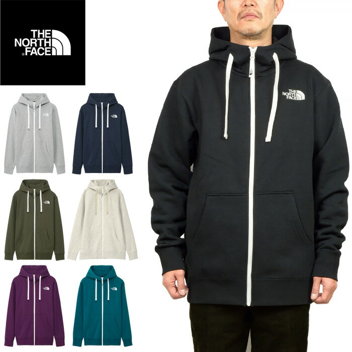 ザ・ノース・フェイス パーカー メンズ 【SALE】THE NORTH FACE ザ ノースフェイス NT12442 REARVIEW FULL ZIP HOODIE リアビューフルジップフーディー スウェットパーカー ロゴ刺繍 厚手 裏起毛 速乾 保温 トップス アウトドア メンズ レディース 7カラー 国内正規 2024SS 10%OFF