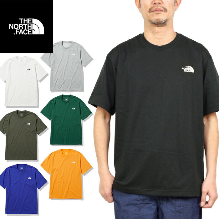 THE NORTH FACE ザ ノースフェイス NT32237"S/S NUPTSE TEE"ショートスリーブヌプシティー Tシャツ ワンポイント ロゴ オーガニックコットン 速乾 定番 半袖 トップス アウトドア メンズ レディース 7カラー 国内正規 2022SS