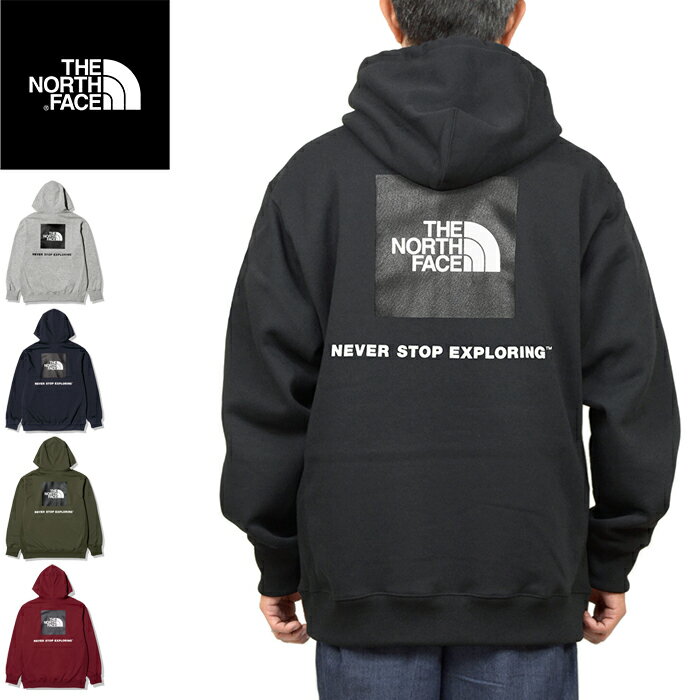 【SALE】THE NORTH FACE ザ ノースフェイス NT62040"BACK SQUARE LOGO HOODIE"バック スクエア ロゴ フーディ スウェット パーカー プルオーバー ボックス 速乾 裏起毛 トップス アウトドア メンズ レディース 5カラー 国内正規 5%OFF