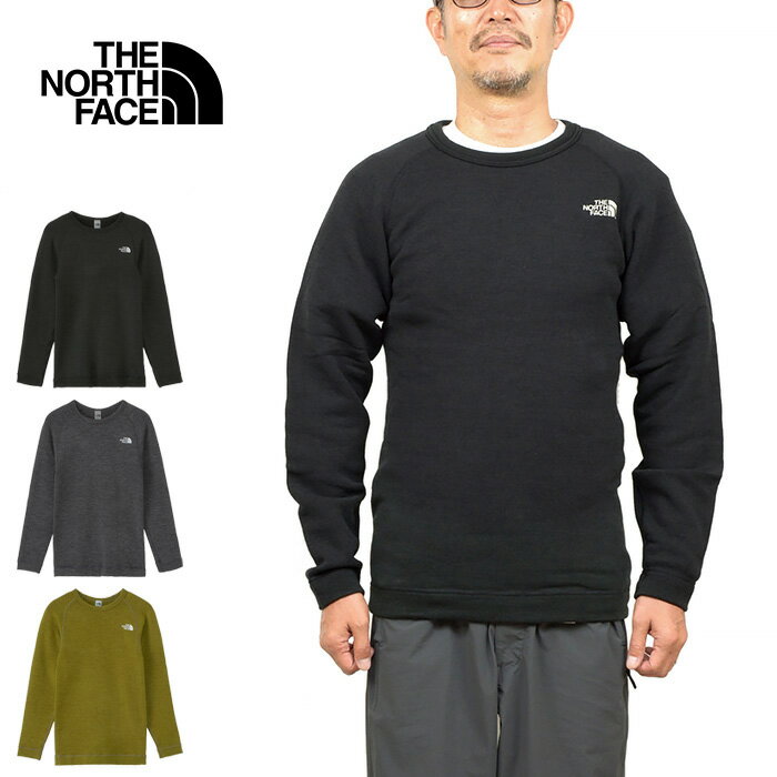 【SALE】THE NORTH FACE ザ ノースフェイス NT62313 EXPEDITION HOT CREW エクスペディションホットクルー Tシャツ ロンT 裏起毛 保温 防寒 厚手 下着 長袖 日本製 トップス インナー アンダーウェア アウトドア メンズ レディース 3カラー 国内正規 2023AW 10 OFF